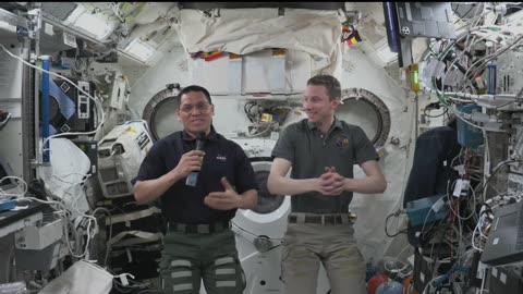 Expedition 69 Space Station Crew Answers Louisiana NASA ASTRO CAMP Student Questions - Aug. 8_ 2023