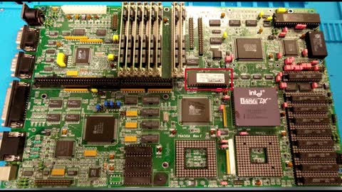 Restoring the RAREST Motherboard - the P6450A i486 - Part 1 - Introduction and RTC replacement