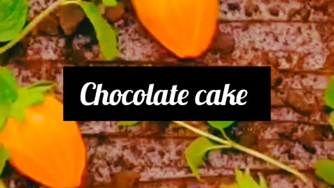 Try new chocolate cake #recipe