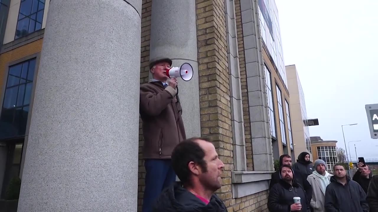 IRELAND IS FULL: East Wall Protest