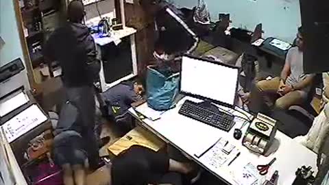 Robbery at a night club in South Africa