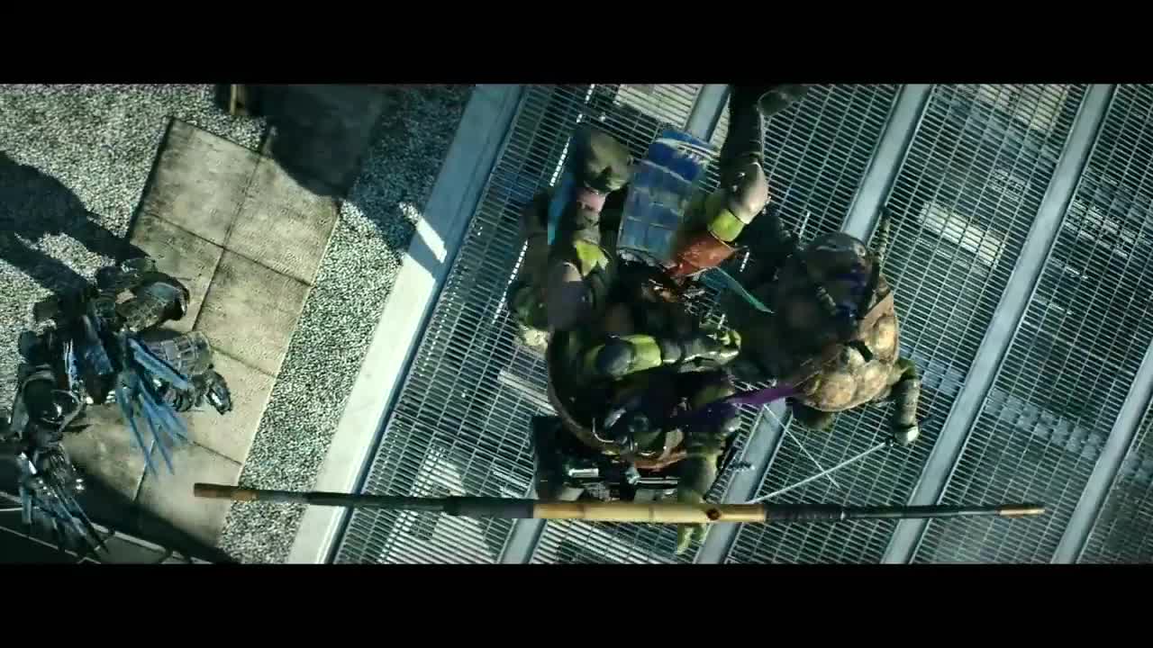 TEENAGE MUTANT NINJA TURTLES Clip - "Turtles Against Shredder" (2014)