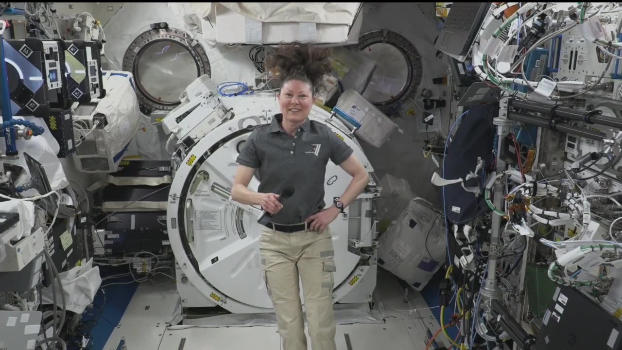 NASA ASTRONAUT DISCUSSES LIFE IN SPACE WITH KCRA-TV, SACRAMENTO