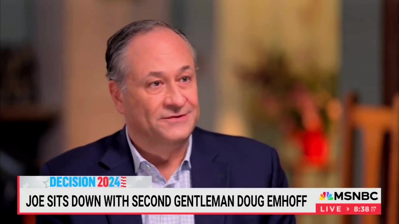 Harris' Husband Gets Put On The Spot About Abuse Allegations