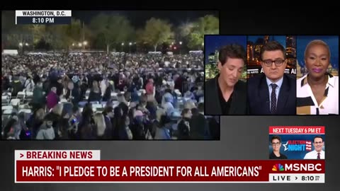 Rachel Maddow Praises Kamala Harris's Vision for America at Ellipse Rally