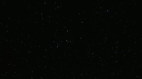 Night sky covered with stars