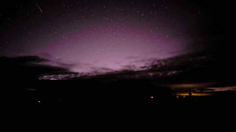 24.10.2024 Starlapse (comet Tsuchinshan-ATLAS)