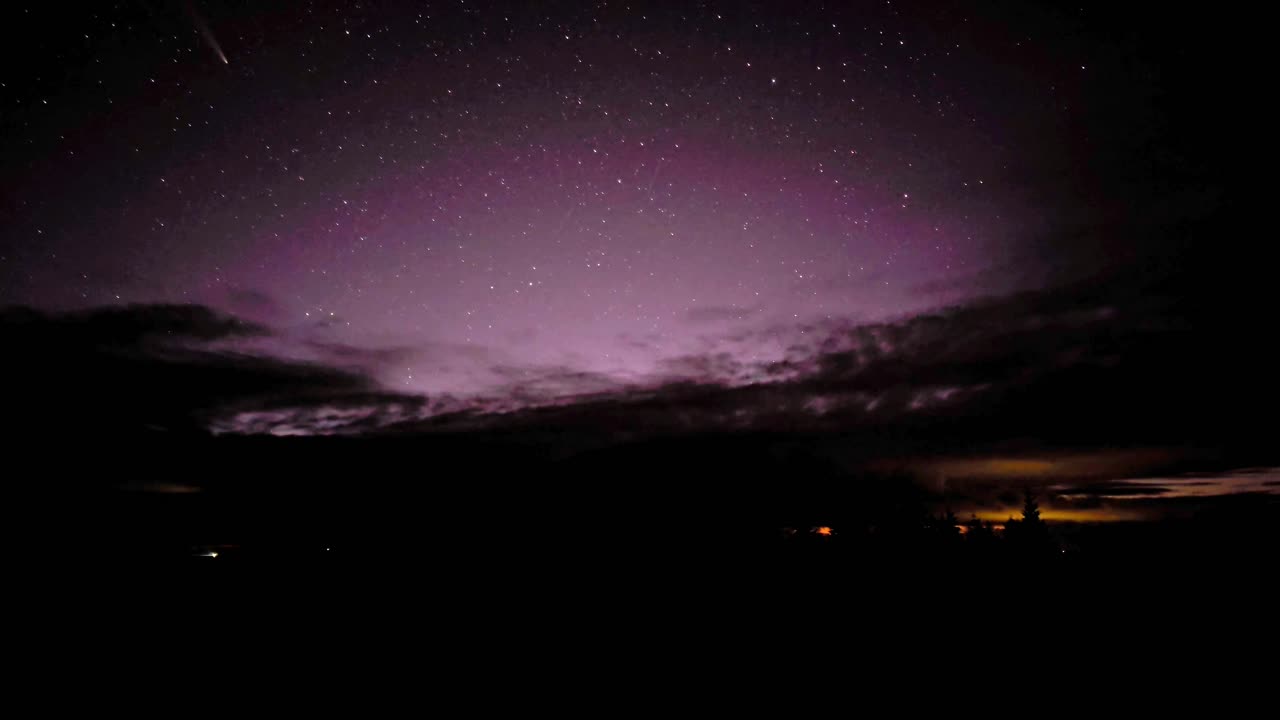 24.10.2024 Starlapse (comet Tsuchinshan-ATLAS)