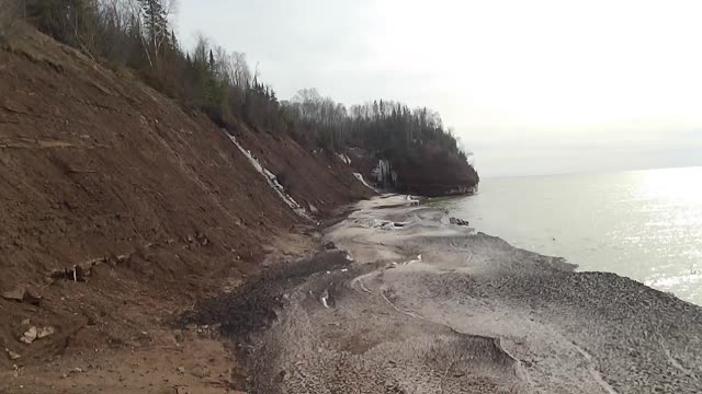 Lake Superior Spring Thaw flyover