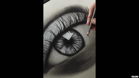 How to make eye drawing