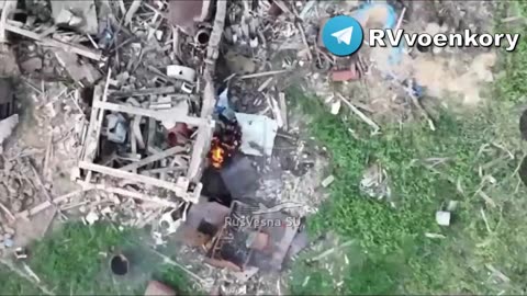 Drone Bomber Attacks Ukrainian Infantry Near Rabotino