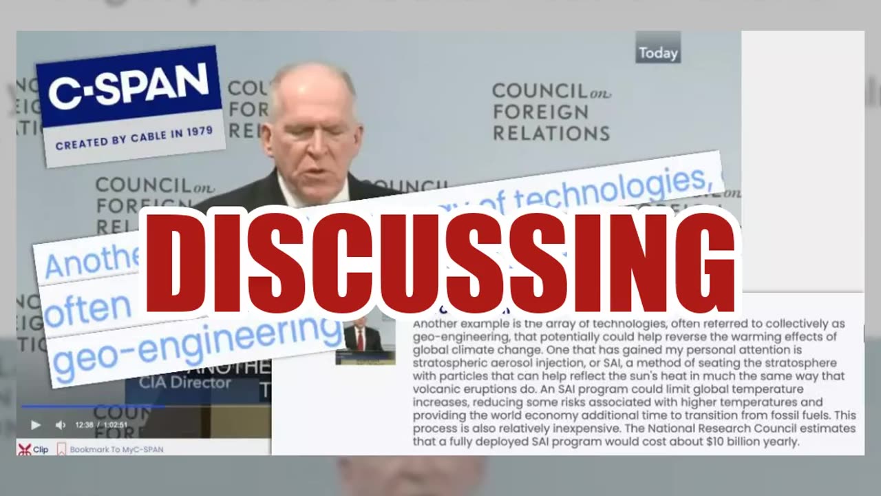 Fact Check: Ex-CIA Director Didn't Say Govt. Uses Stratospheric Aerosol Injection To Control Weather