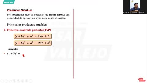 ANUAL VALLEJO 2023 | REFORZAMIENTO 01 | ÁLGEBRA TEORÍA