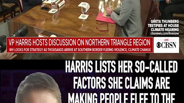 HARRIS LISTS HER SO-CALLED FACTORS SHE CLAIMS ARE CAUSING THE BORDER CRISIS