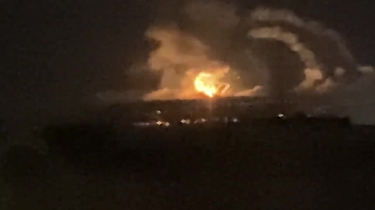 Explosion strikes near Ukrainian city of Dnipro as Russia declares war
