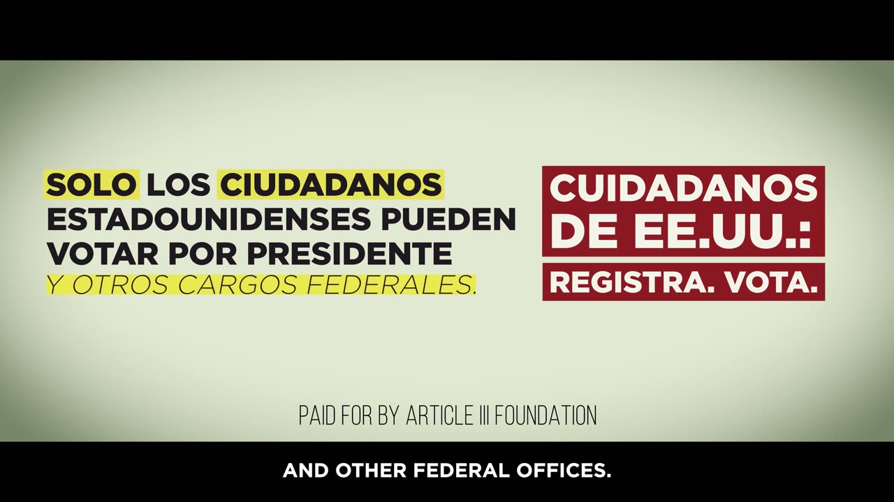Non-Citizens Cannot Vote in Federal Elections