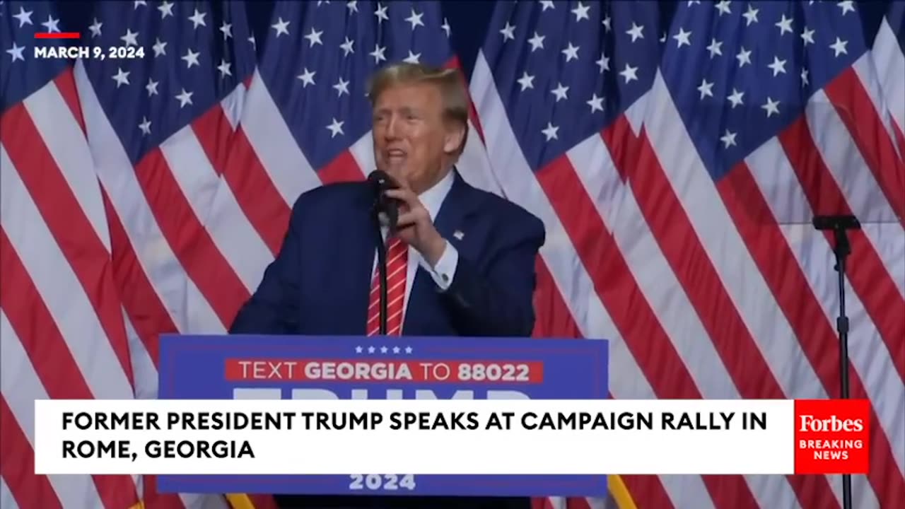 WATCH: Trump Invites Marjorie Taylor Greene Up On Stage During Georgia Rally: 'Please Come Up'