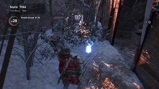 Rise of the Tomb Raider DLC score attack BIG HEAD LARA Soviet Installation gold medal 160921