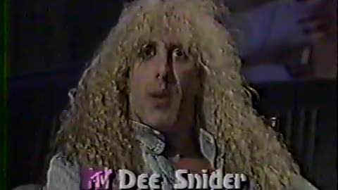 MTV Headbangers Ball July 25 1987 Guest Host Dee Snyder of TWISTED SISTER