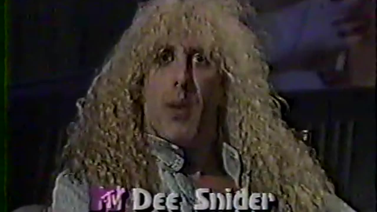 MTV Headbangers Ball July 25 1987 Guest Host Dee Snyder of TWISTED SISTER