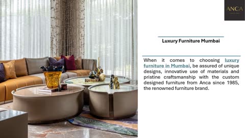 Luxury Furniture Mumbai