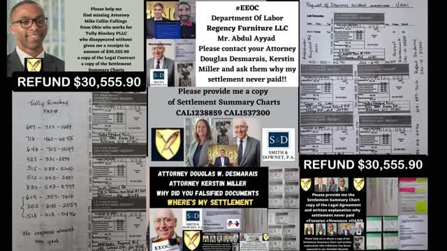 Smith Downey PA - Douglas W. Desmarais Esq - Kirstin Miller Esq - Regency Furniture LLC - Abdul Ayyad - Ahmad Ayyad - Tully Rinckey PLLC - Cheri L. Cannon Esq - Mike C. Fallings Esq - Stephanie Rapp Tully Esq - FoxBaltimore - Supreme Court Complaints