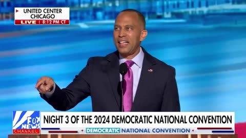 Hakeem Jeffries to Trump: 'Bro, we broke up with you for a reason' (August 21, 2024)
