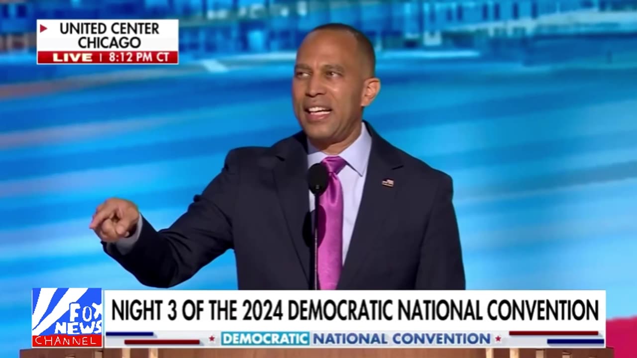Hakeem Jeffries to Trump: 'Bro, we broke up with you for a reason' (August 21, 2024)