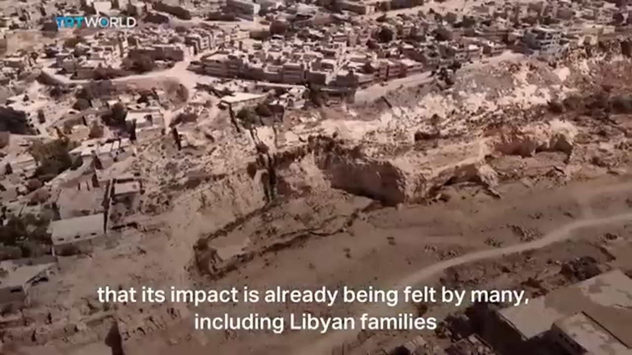 Groundwater floods homes in Libyan city of Zliten
