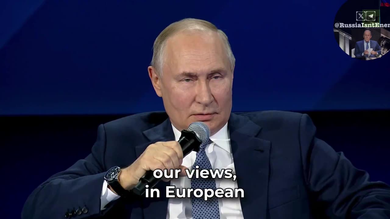 Putin “People in North America and Europe, who believe traditional values are dead, behave very aggressively"
