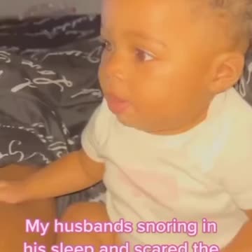 😊😁 #Beirut #Lebanon #dadsnore #daddyssnoring #scaredbaby