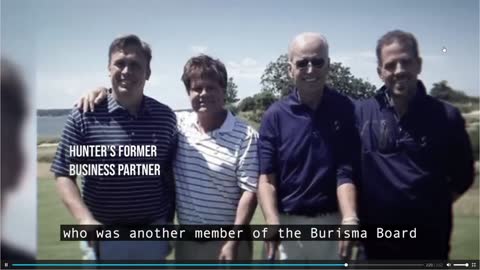 Video showing Joe knew about Hunter's corrupt business dealings...