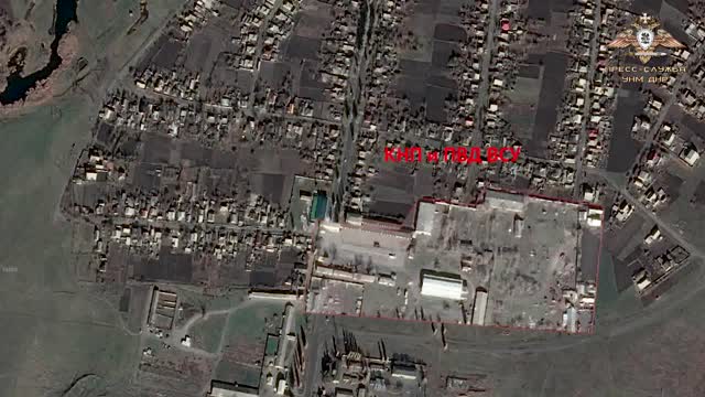 The Russian strike at Ukrainian positions in Velikaya Novoselka.