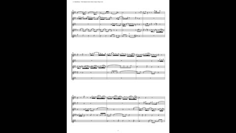 J.S. Bach - Well-Tempered Clavier: Part 2 - Fugue 03 (Flute Quintet)