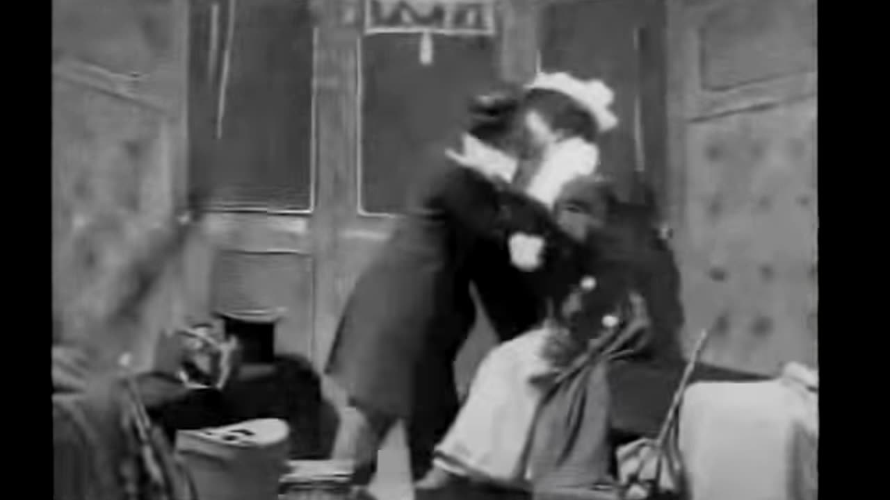 The Kiss in the Tunnel (1899 Film) -- Directed By George Albert Smith -- Full Movie