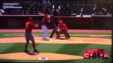MLB The Show: Cincinnati Reds vs St. Louis Cardinals (S4 G40)