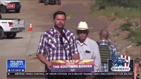 Senator JD Vance at the border