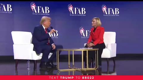 Trump talks about the formation of his faith as a child