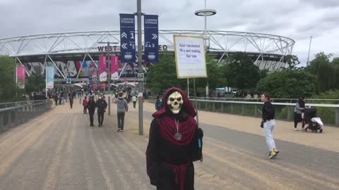 The Grim Reaper Waits For The Vaccinated In England
