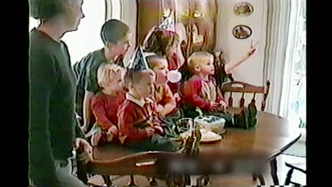 Too Many Kids Posing On Dining Table For Pictures Cause It To Collapse