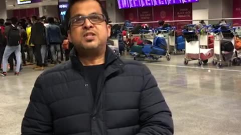 𝗠𝗕𝗕𝗦 𝗜𝗡 𝗨𝗞𝗥𝗔𝗜𝗡𝗘 AIRPORT DIARIES | JOURNEY BY INDIAN STUDENT'S |AV GLOBAL