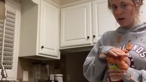 Her face at the end💀🤣