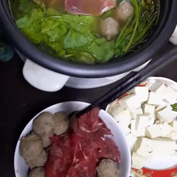 Beef ball hotpot
