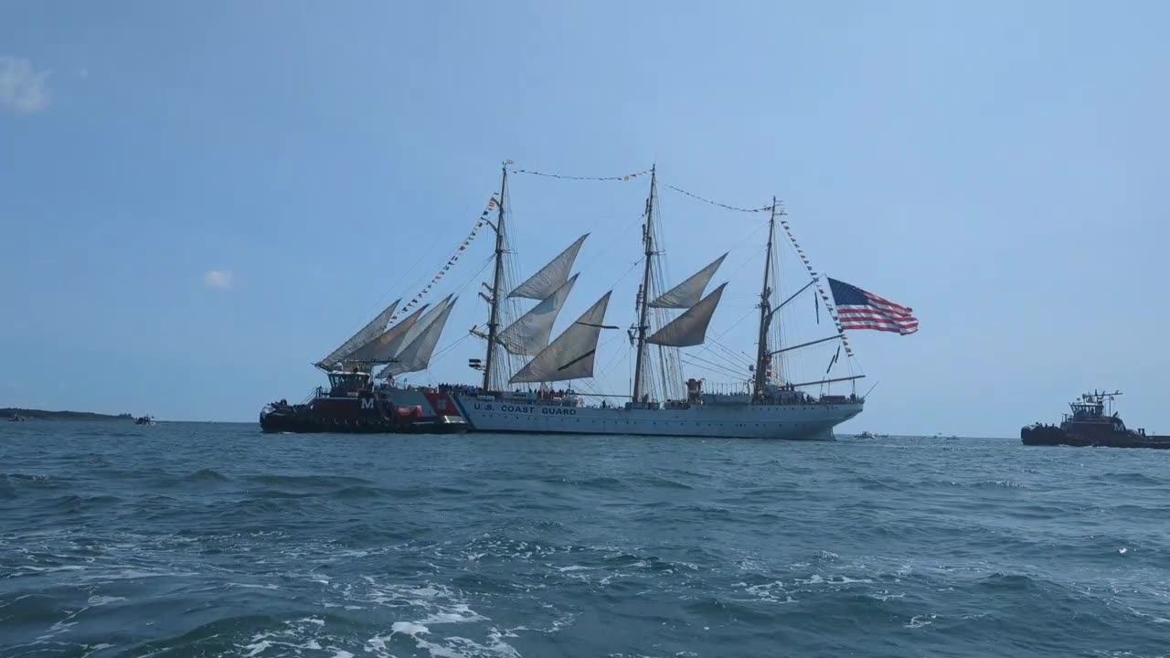 Tall Ships Portsmouth 2024 USCG Eagle