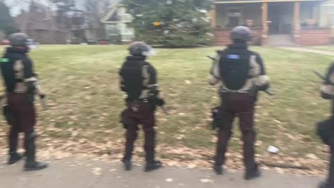 BLM show up with weapons