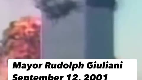 NYC Mayor Rudy Giuliani confessing to FOREKNOWLEDGE of the Twin Towers collapse