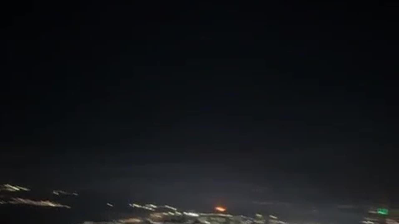 Additional footage shows the Hezbollah missile impact in the West Bank, close to