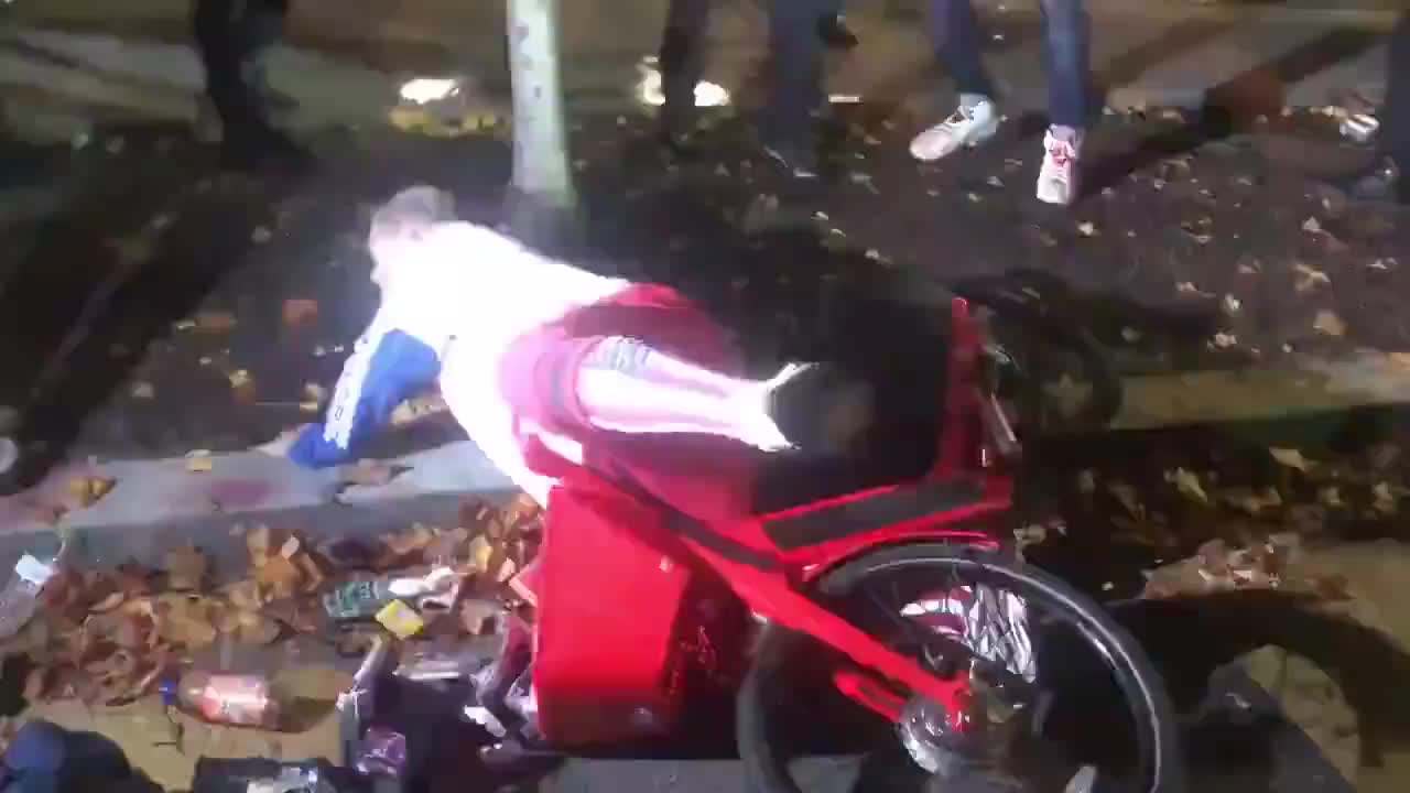 Old man picked by BLM and antifa