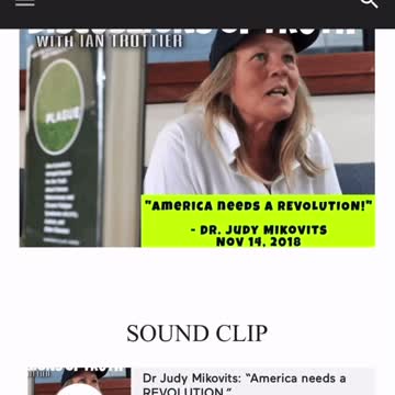 Dr Judy Mikovits: “America needs a REVOLUTION.”