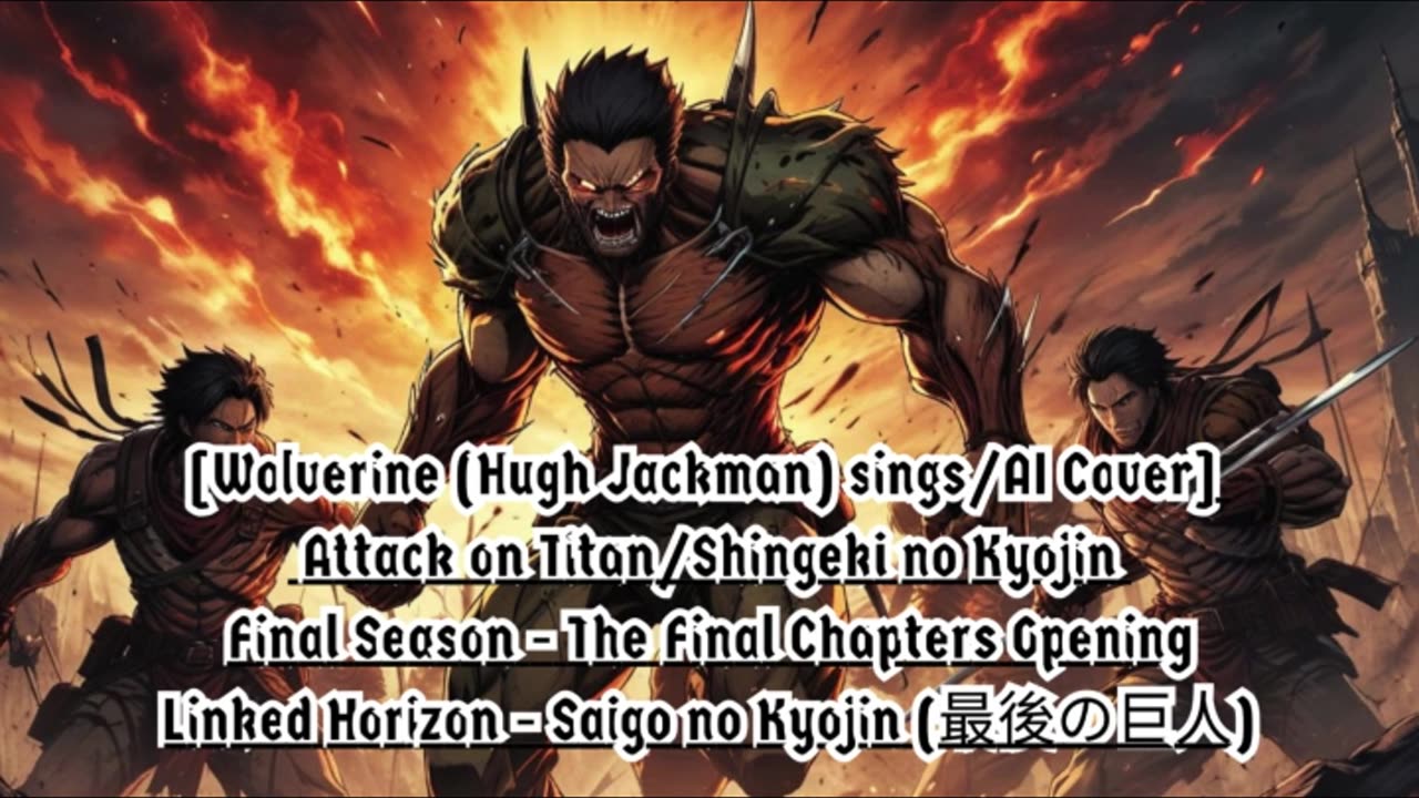 [Wolverine sings/AI Cover] AttackonTitan:FinalSeason TheFinalChapters LinkedHorizon - SaigonoKyojin